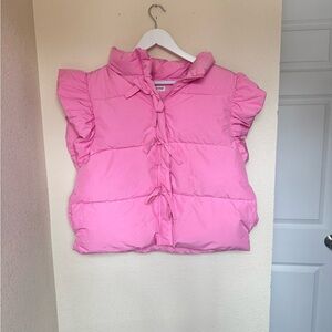 Main Strip Pink Quilted Vest